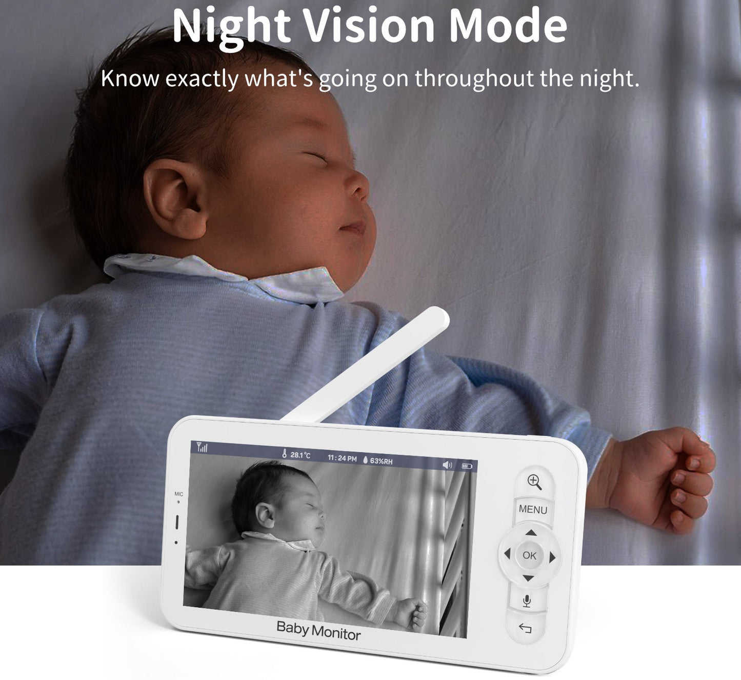 5-inch 1080p Baby Monitor Monitor